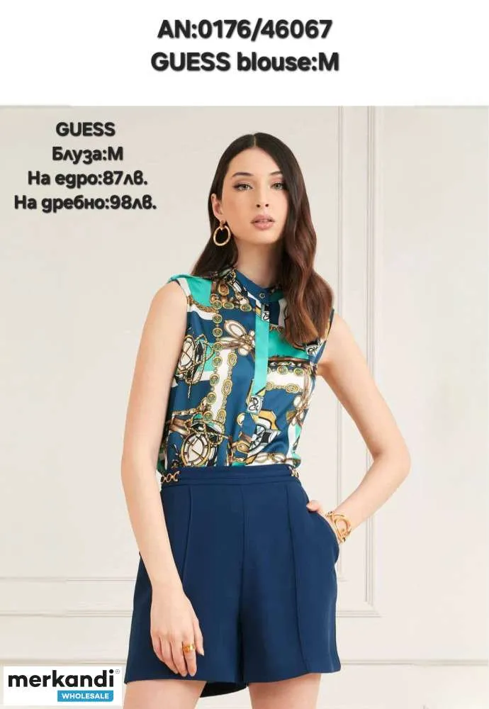 Ropa de outlet de moda GUESS para mujer 80%, hombre20%