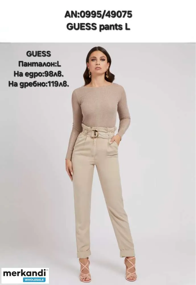 Ropa de outlet de moda GUESS para mujer 80%, hombre20%