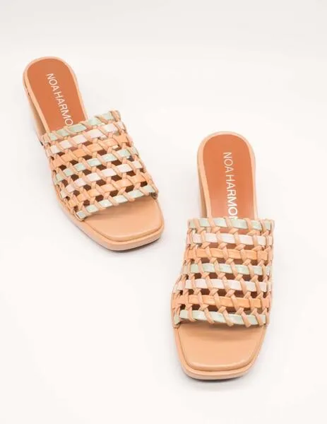 Sandalia Noa Harmon Sira Multicolor Cuero de Mujer