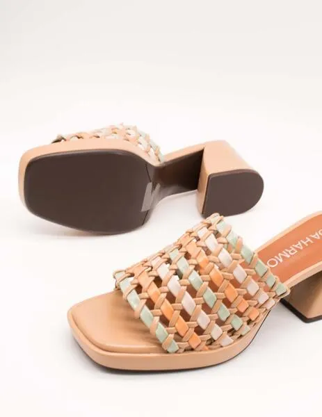 Sandalia Noa Harmon Sira Multicolor Cuero de Mujer