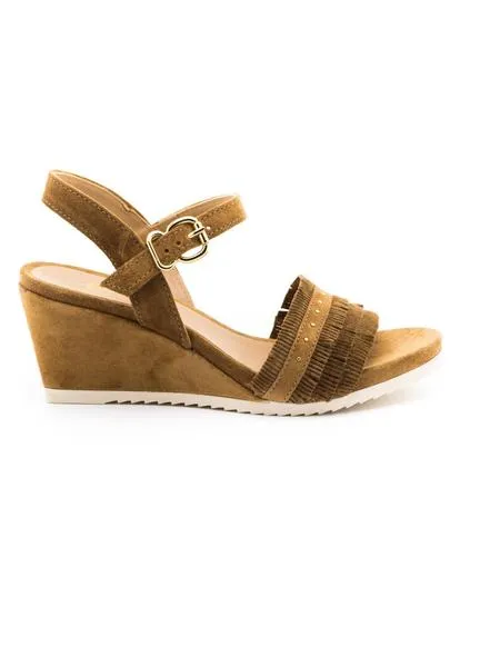 sandalias alpe 4266 de piel cuero