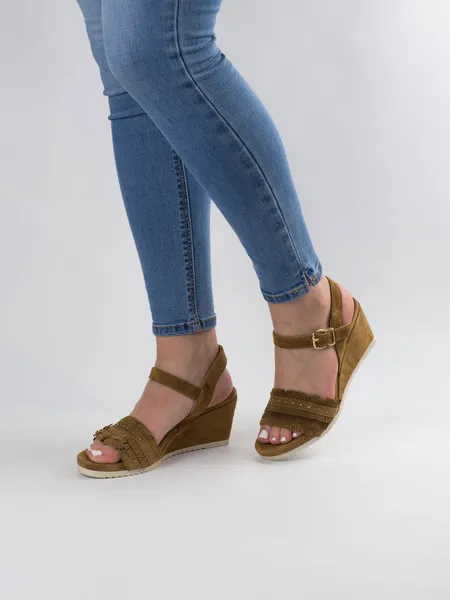 sandalias alpe 4266 de piel cuero