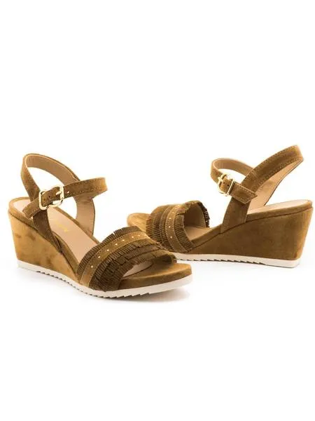 sandalias alpe 4266 de piel cuero