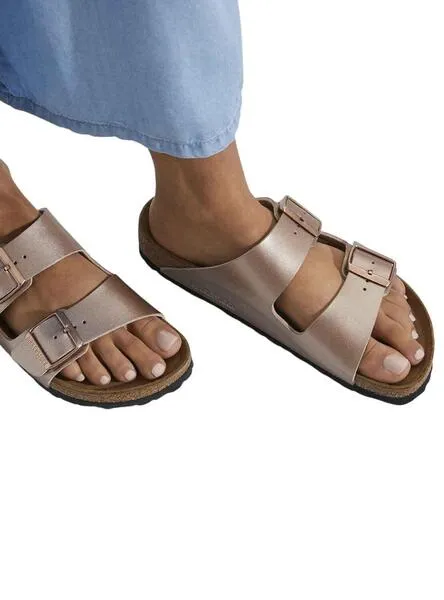 SANDALIAS BIRKENSTOCK ARIZONA BIRKOFLOR COBRE PARA MUJER