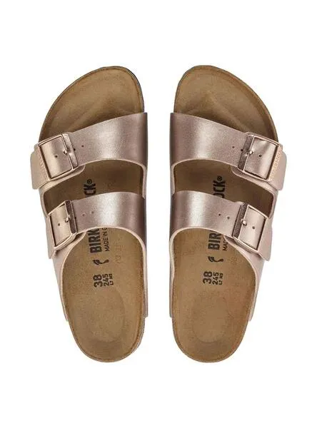 SANDALIAS BIRKENSTOCK ARIZONA BIRKOFLOR COBRE PARA MUJER