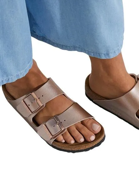 SANDALIAS BIRKENSTOCK ARIZONA BIRKOFLOR COBRE PARA MUJER