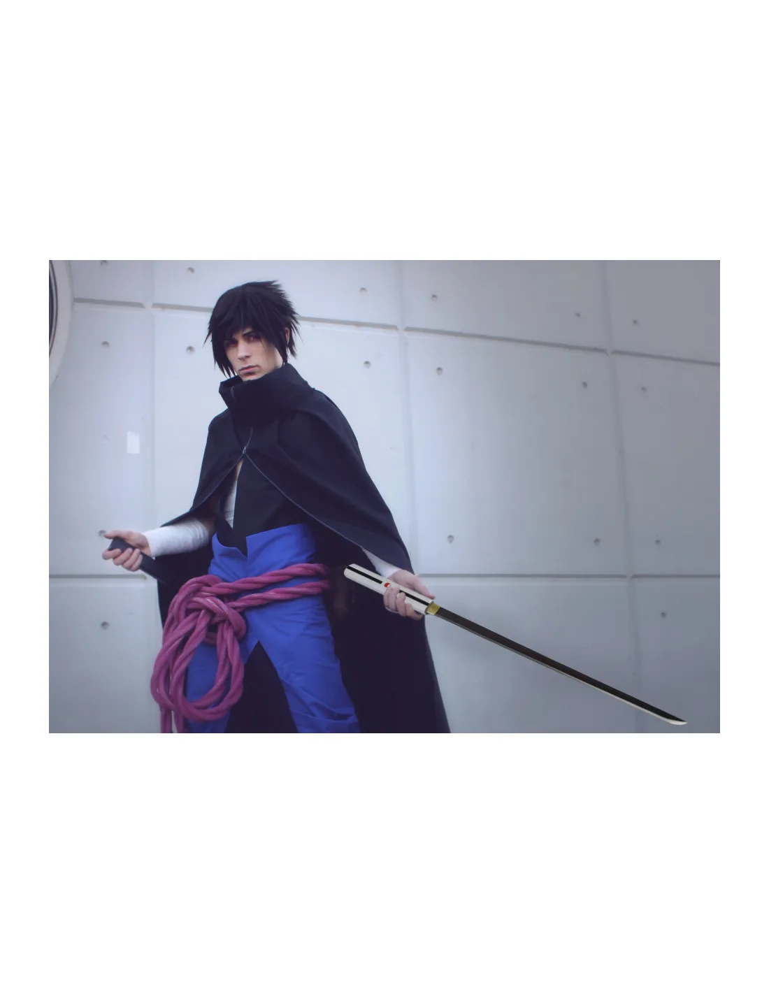 Set katana forjada a mano de Sasuke Uchiha de Naruto