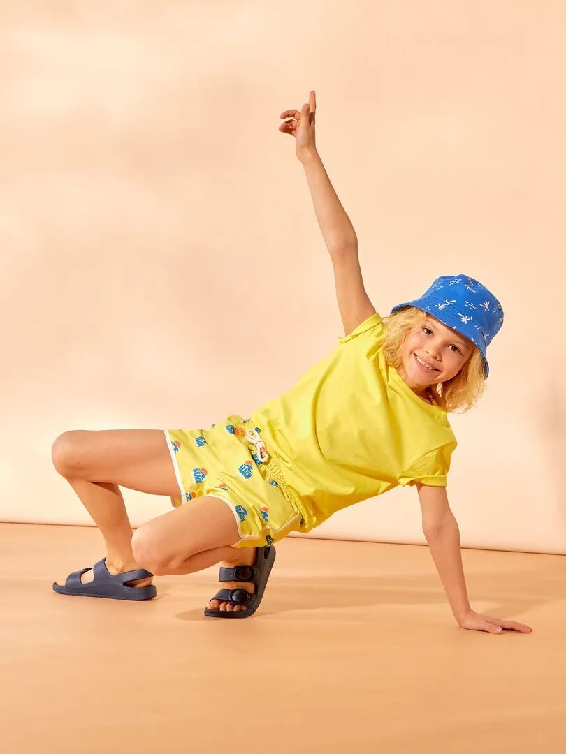 SHORT DE DEPORTE  AMARILLO