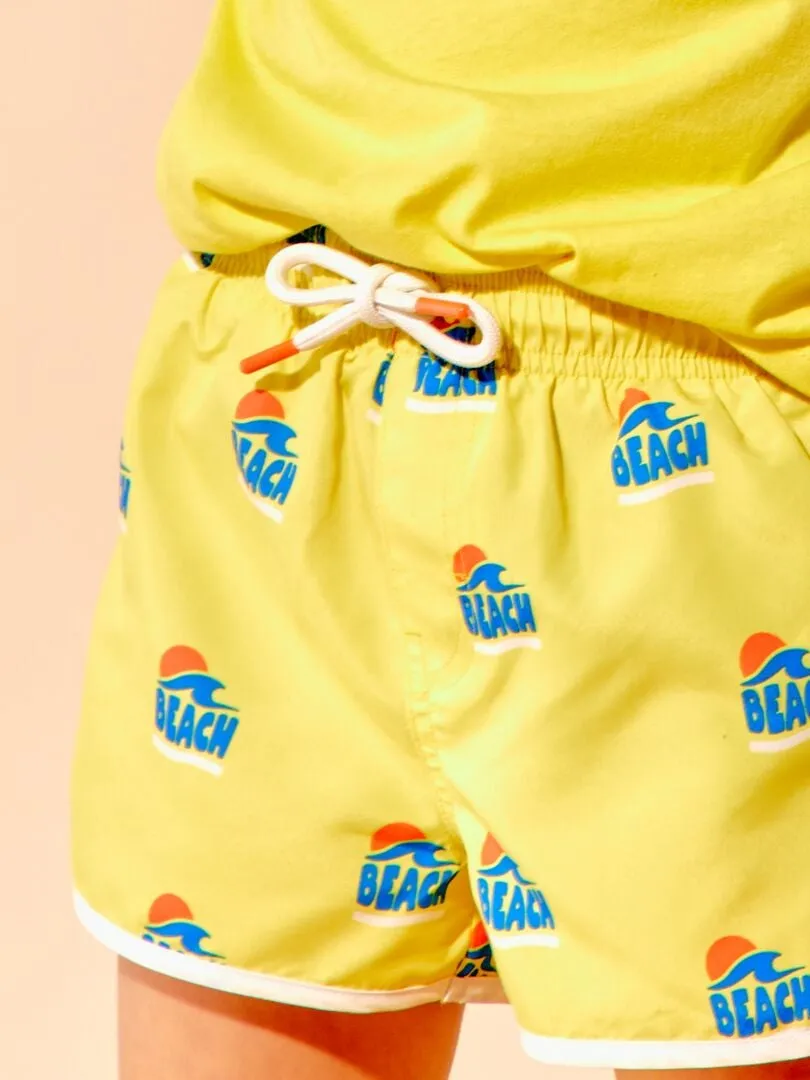 SHORT DE DEPORTE  AMARILLO