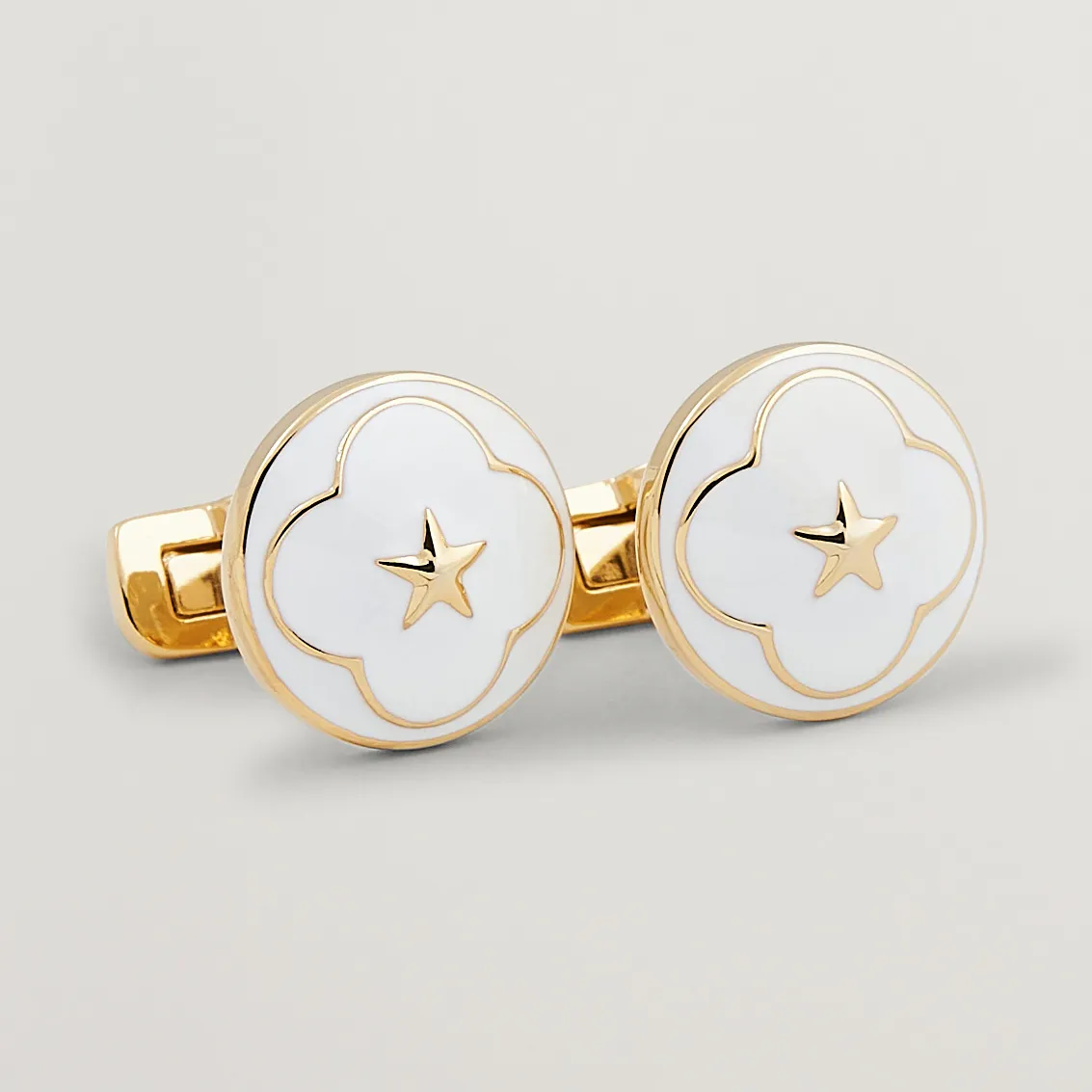 Skultuna Cuff Links Polar Star White