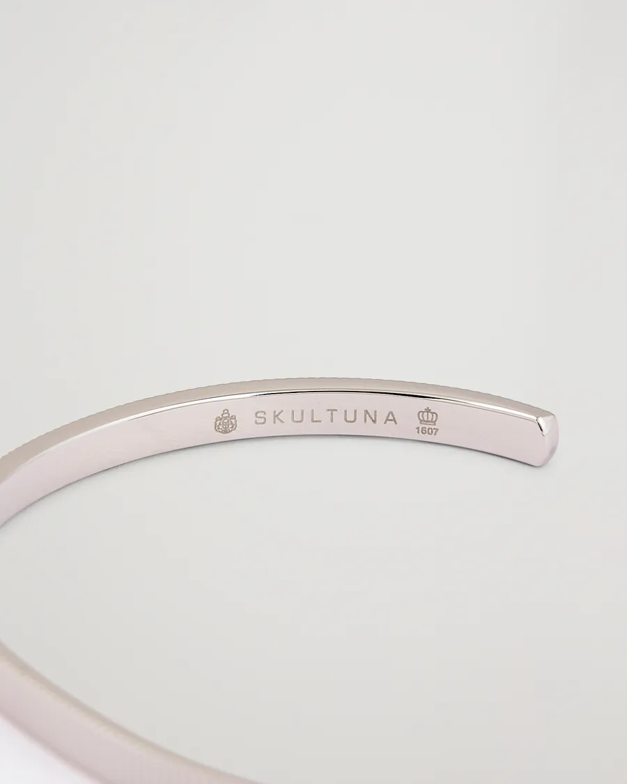 Skultuna Ribbed Cuff Polished Steel