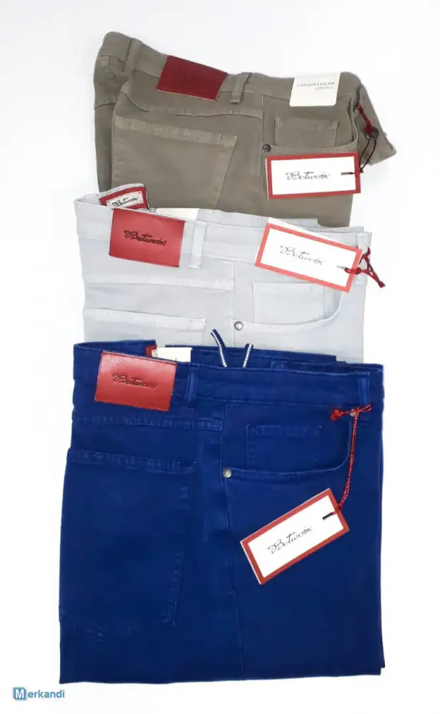 Stock de pantalones y jeans de verano para hombres
