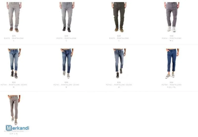 STOCK HOMBRE VAQUEROS Y PANTALONES 525 F/W