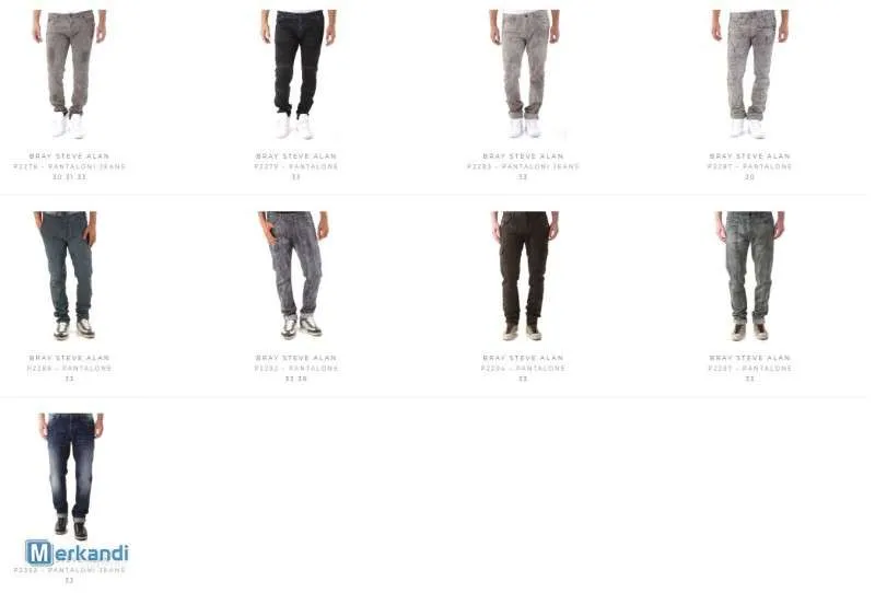 STOCK PANTALONES Y VAQUEROS HOMBRE BRAY STEVE ALAN