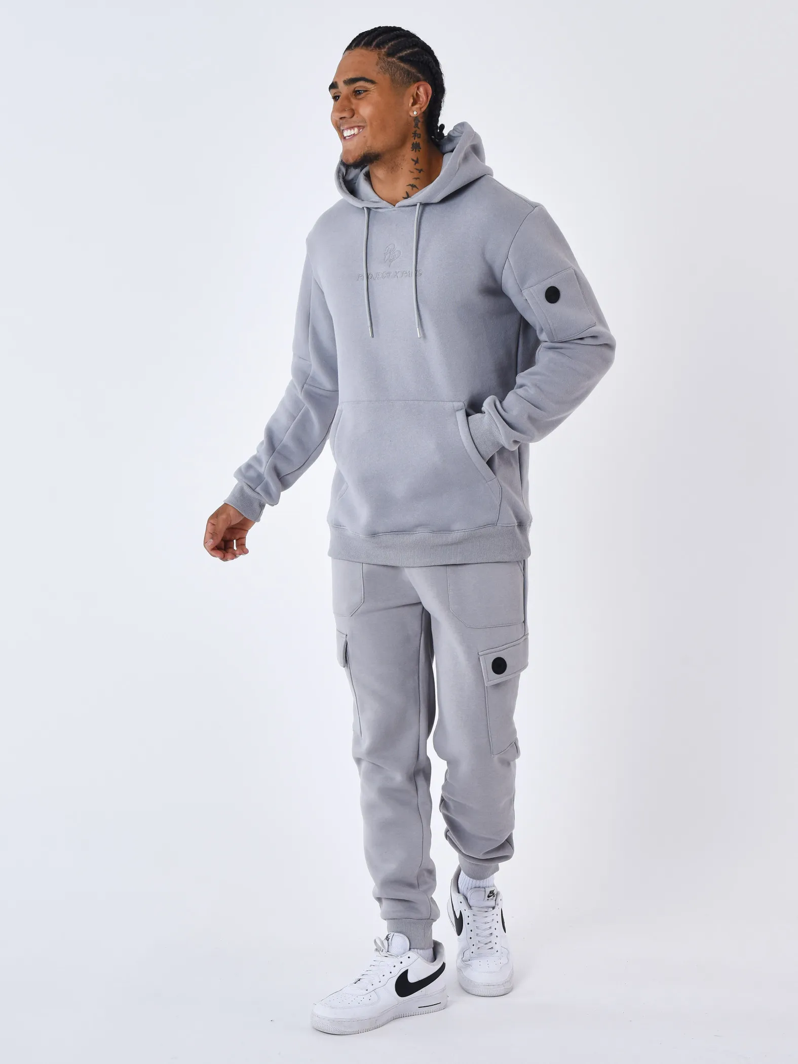 Sudadera con capucha Techwear