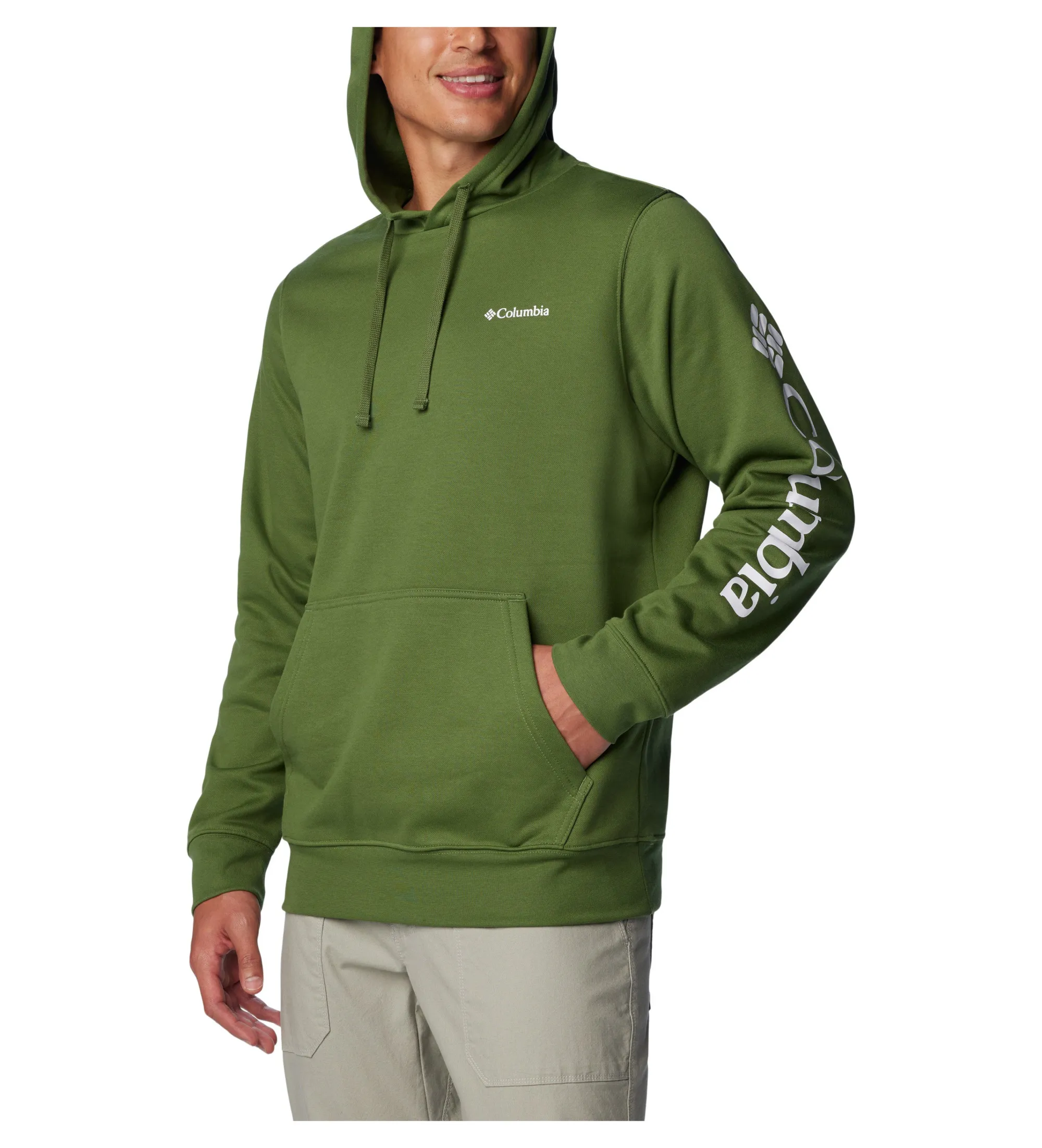 Sudadera con capucha Trek verde
