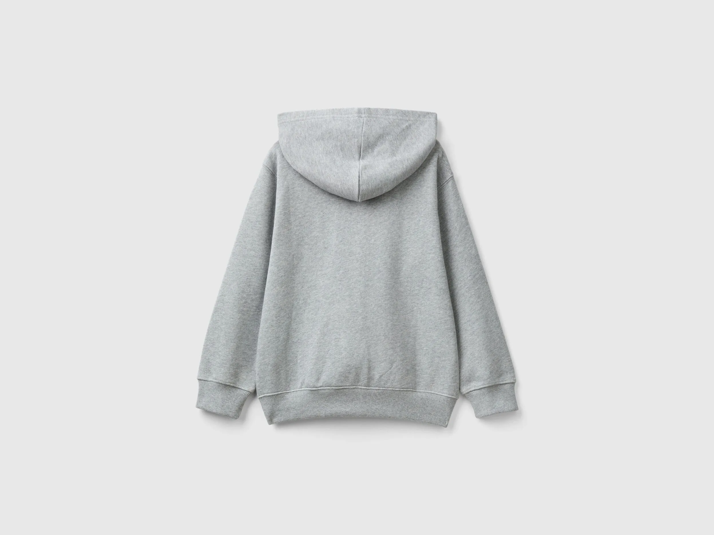 Sudadera con cremallera y bordado de logotipo