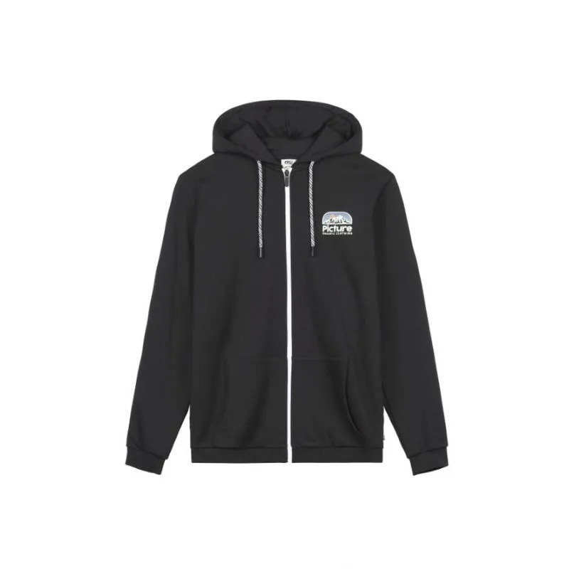 Sudadera Picture Hamelton Zip (Negro) hombre