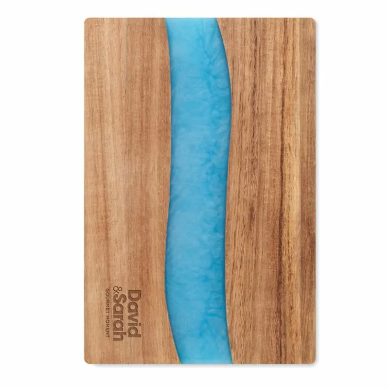 Tabla de cortar de madera promocional Grooves