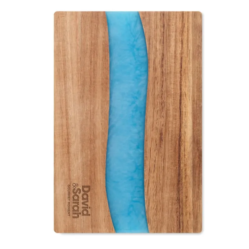 Tabla de cortar de madera promocional Grooves