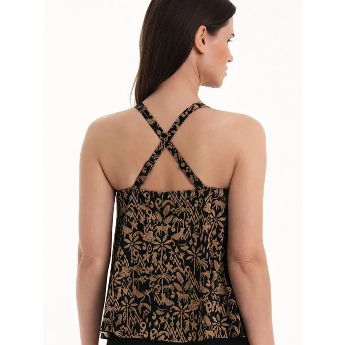 Tankini mujer Rosa Faia Secret Jungle Mabel con foam 8856 Safari