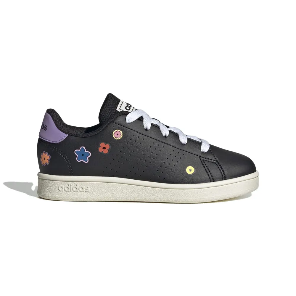 TENIS NIA ADIDAS ADVANTAGE  NEGROMORADO