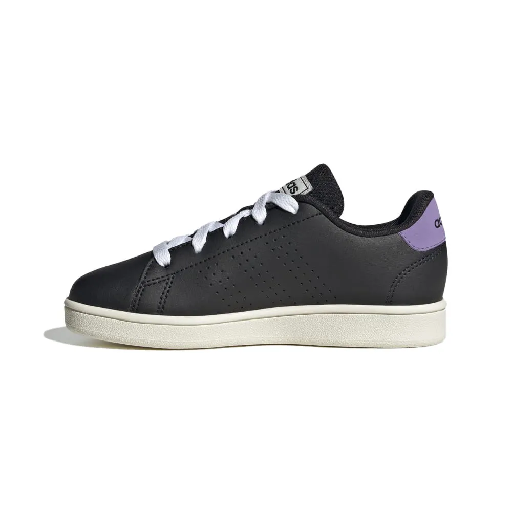 TENIS NIA ADIDAS ADVANTAGE  NEGROMORADO