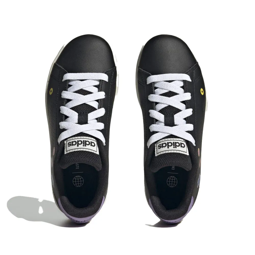 TENIS NIA ADIDAS ADVANTAGE  NEGROMORADO