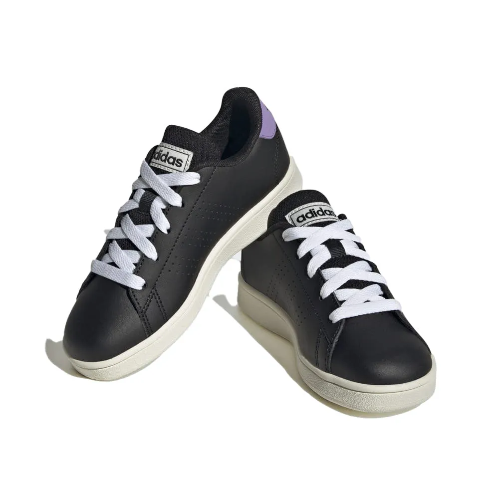 TENIS NIA ADIDAS ADVANTAGE  NEGROMORADO