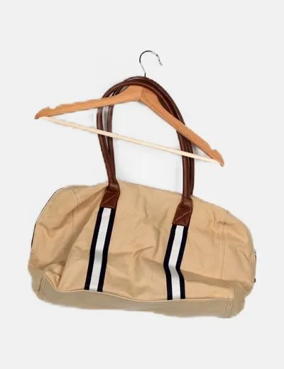 Tommy Hilfiger Bolso de viaje lona beige