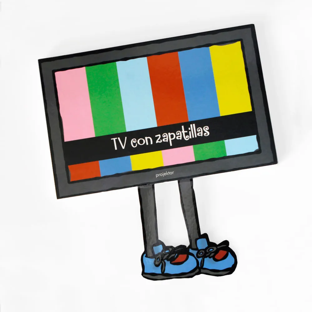 Tv con zapatillas