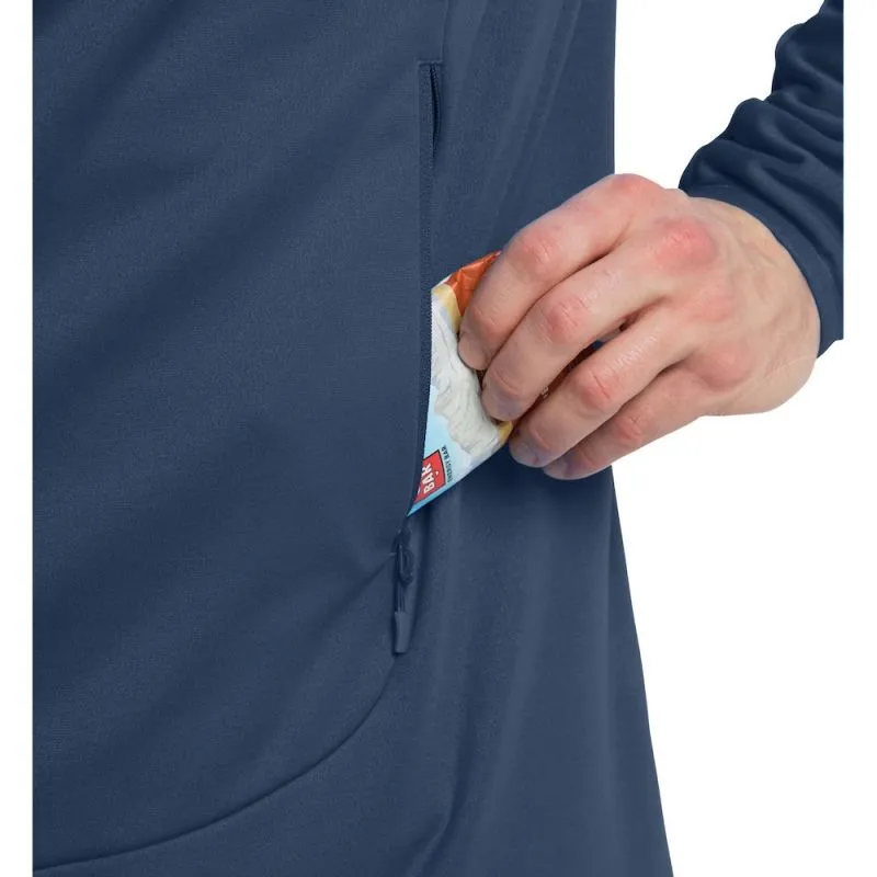 Vellón con capucha HAGLÖFS L.I.M Mid Multi para hombre (Tarn Blue)
