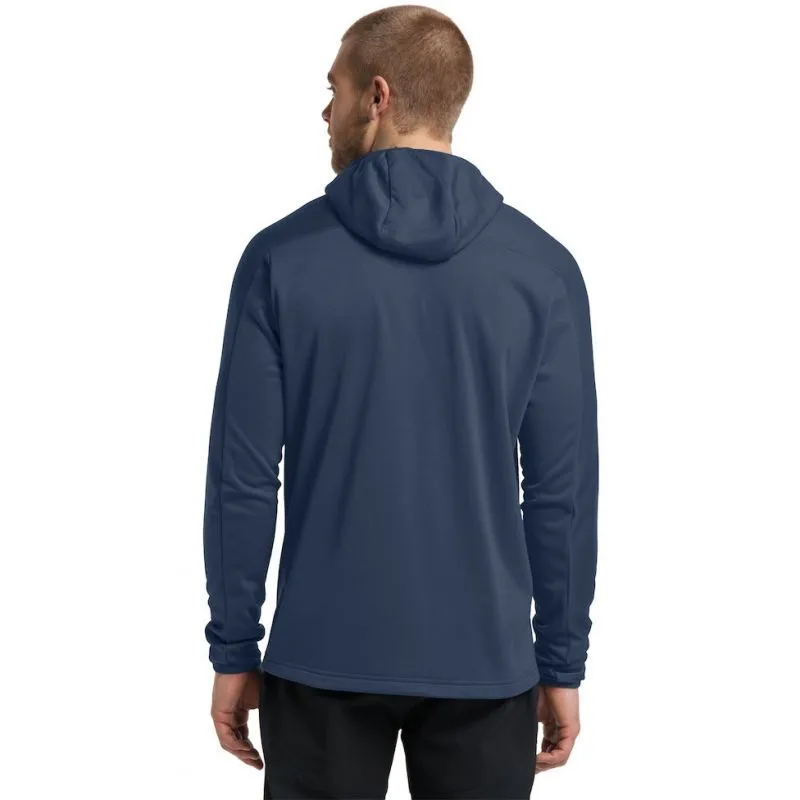 Vellón con capucha HAGLÖFS L.I.M Mid Multi para hombre (Tarn Blue)