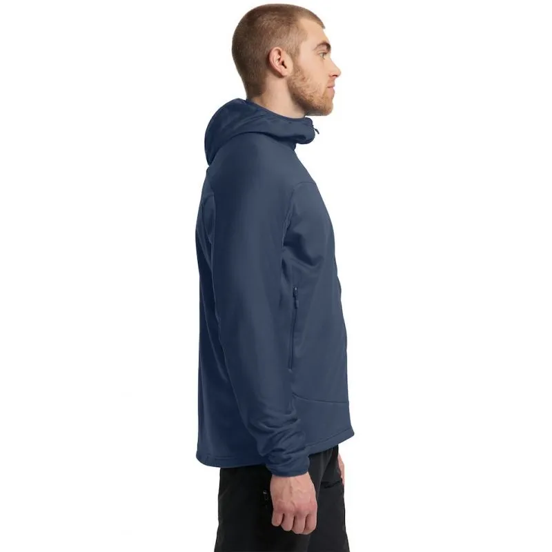 Vellón con capucha HAGLÖFS L.I.M Mid Multi para hombre (Tarn Blue)