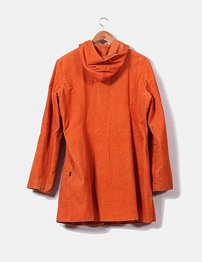Vero Moda Trenca naranja de pana