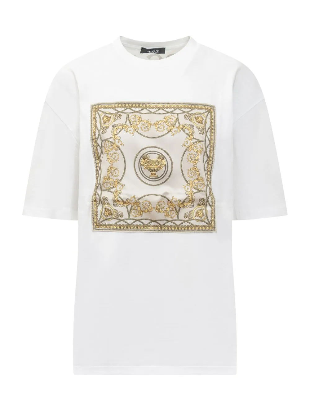 VERSACE TSHIRT WITH LA COUPE DE DIEUX PRINT
