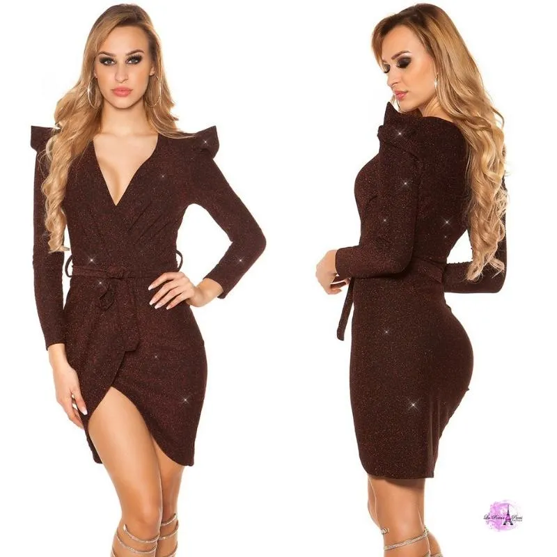 Vestido de fiesta lurex BD