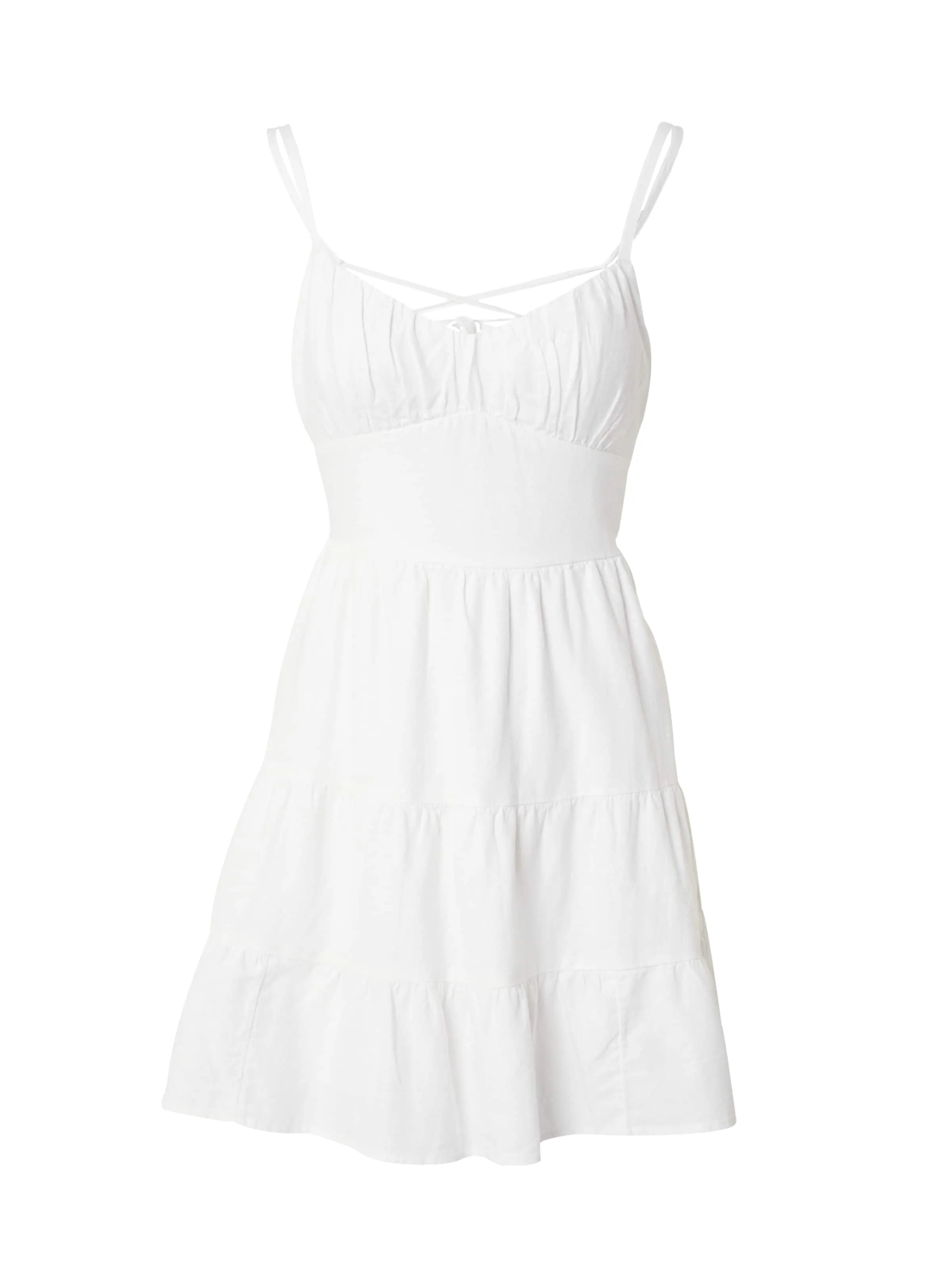 Vestido de verano HOLLISTER en Blanco