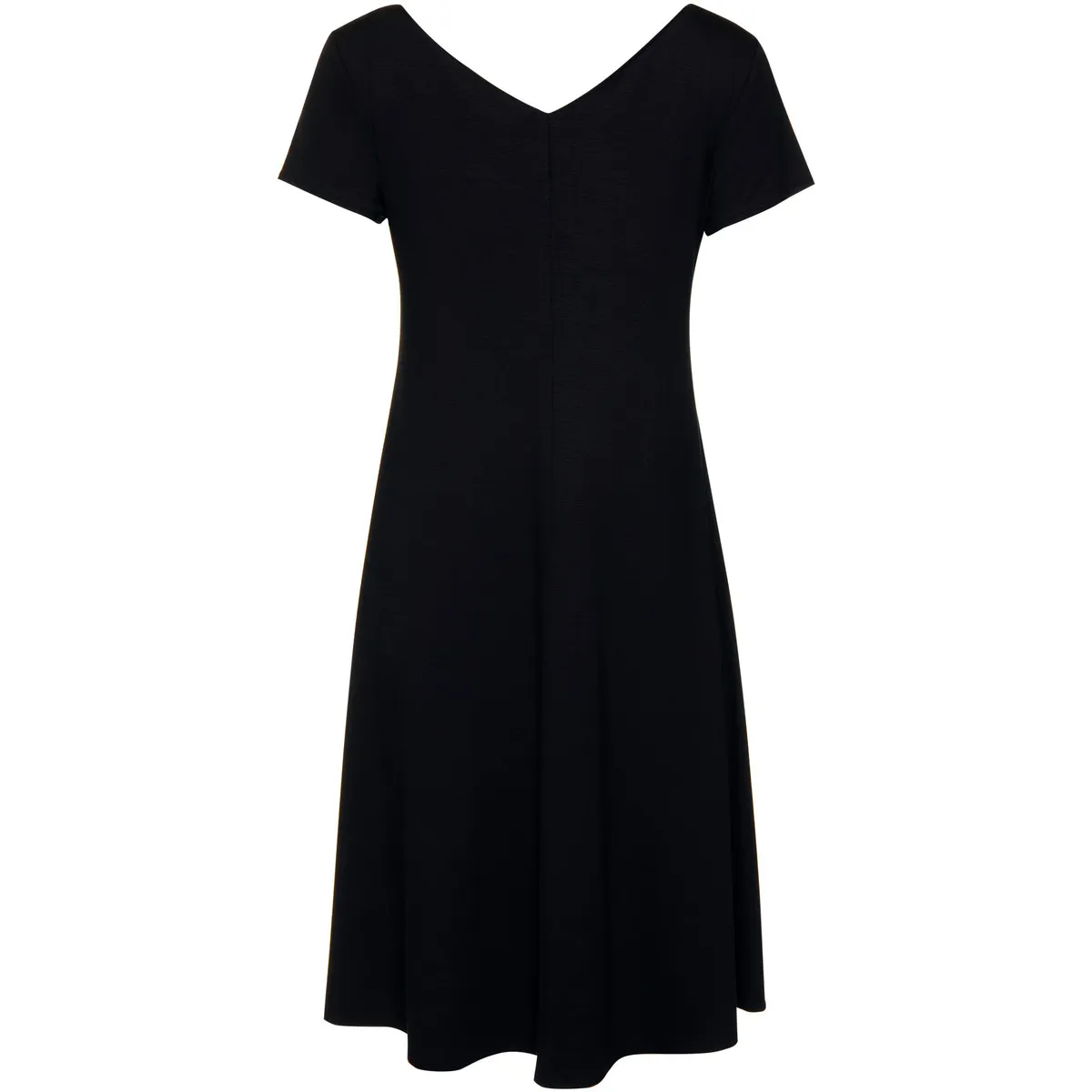 Vestido de verano manga corta negro Guaraja