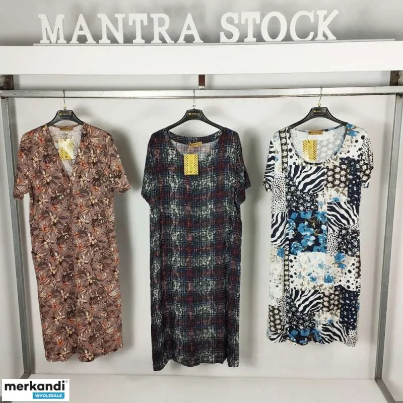 VESTIDOS DE MUJER EMMESSE STOCK  MANTRA STOCK