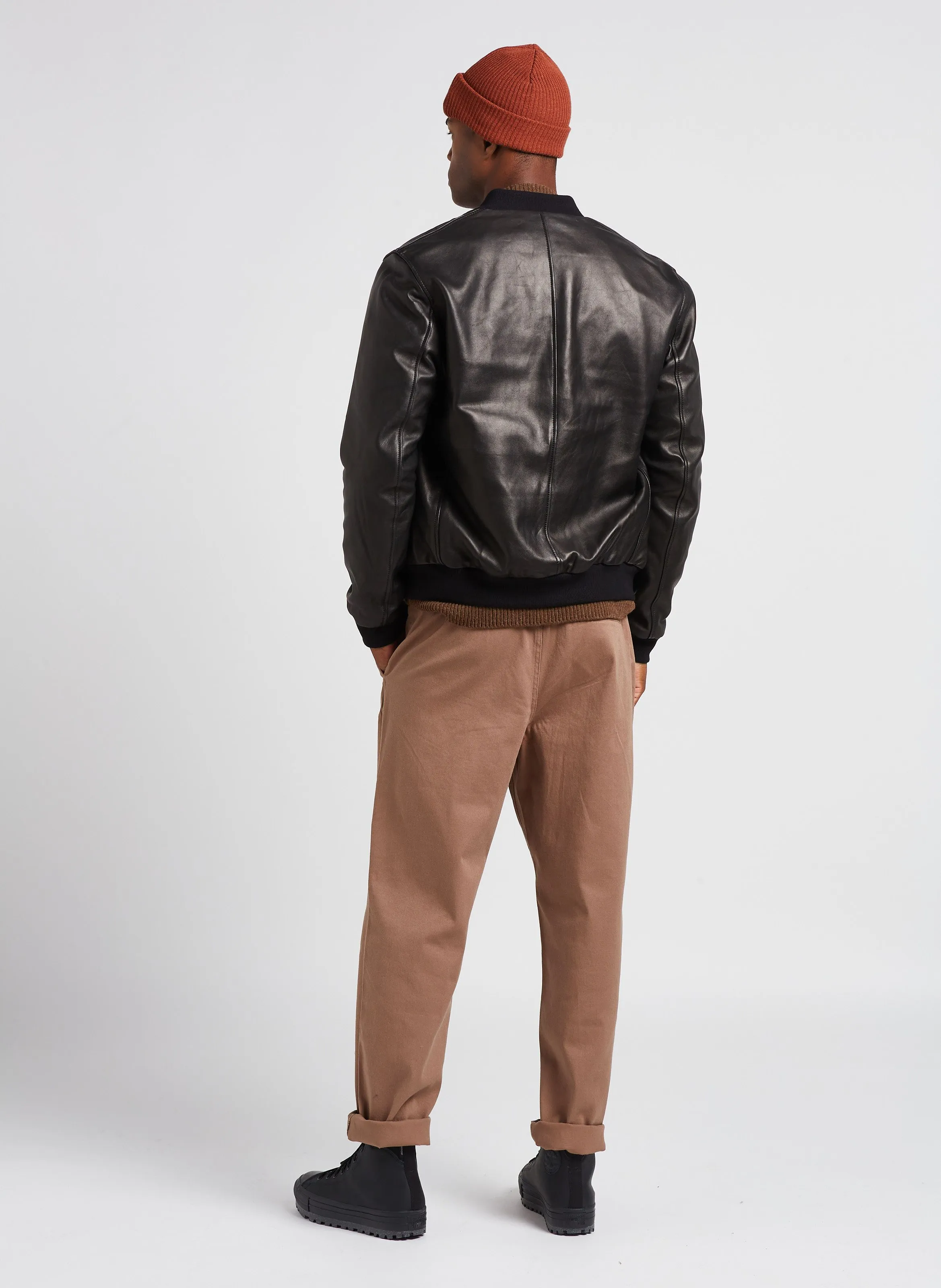 ZACE  PANTALóN RECTO DE MEZCLA DE ALGODóN EN BEIGE