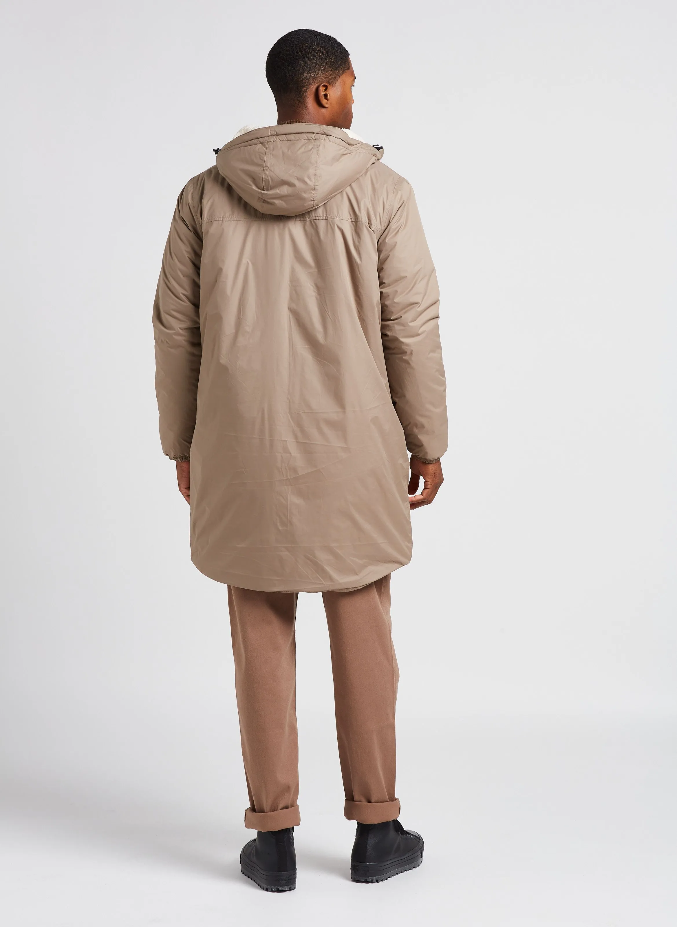 ZACE  PANTALóN RECTO DE MEZCLA DE ALGODóN EN BEIGE