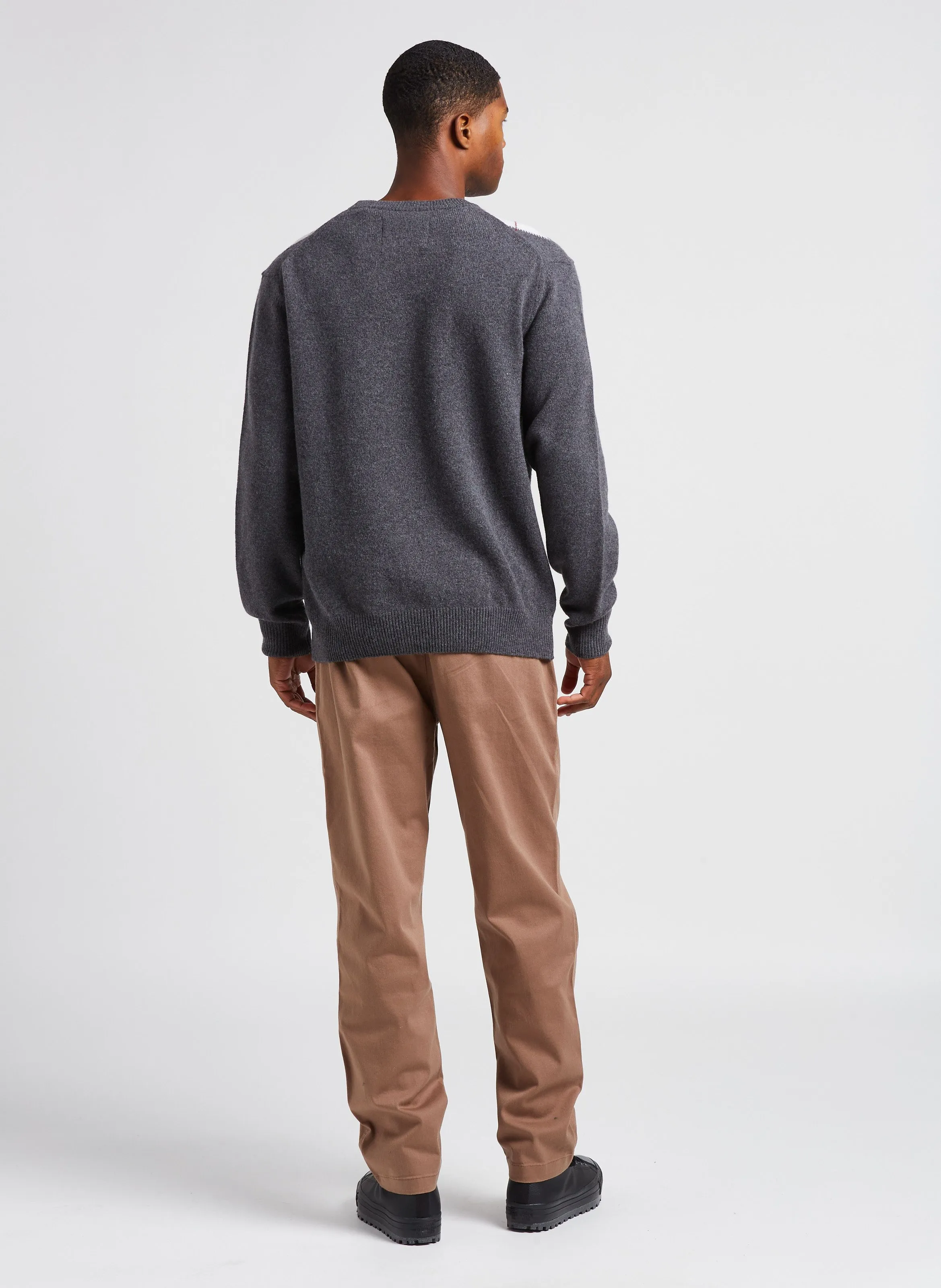 ZACE  PANTALóN RECTO DE MEZCLA DE ALGODóN EN BEIGE
