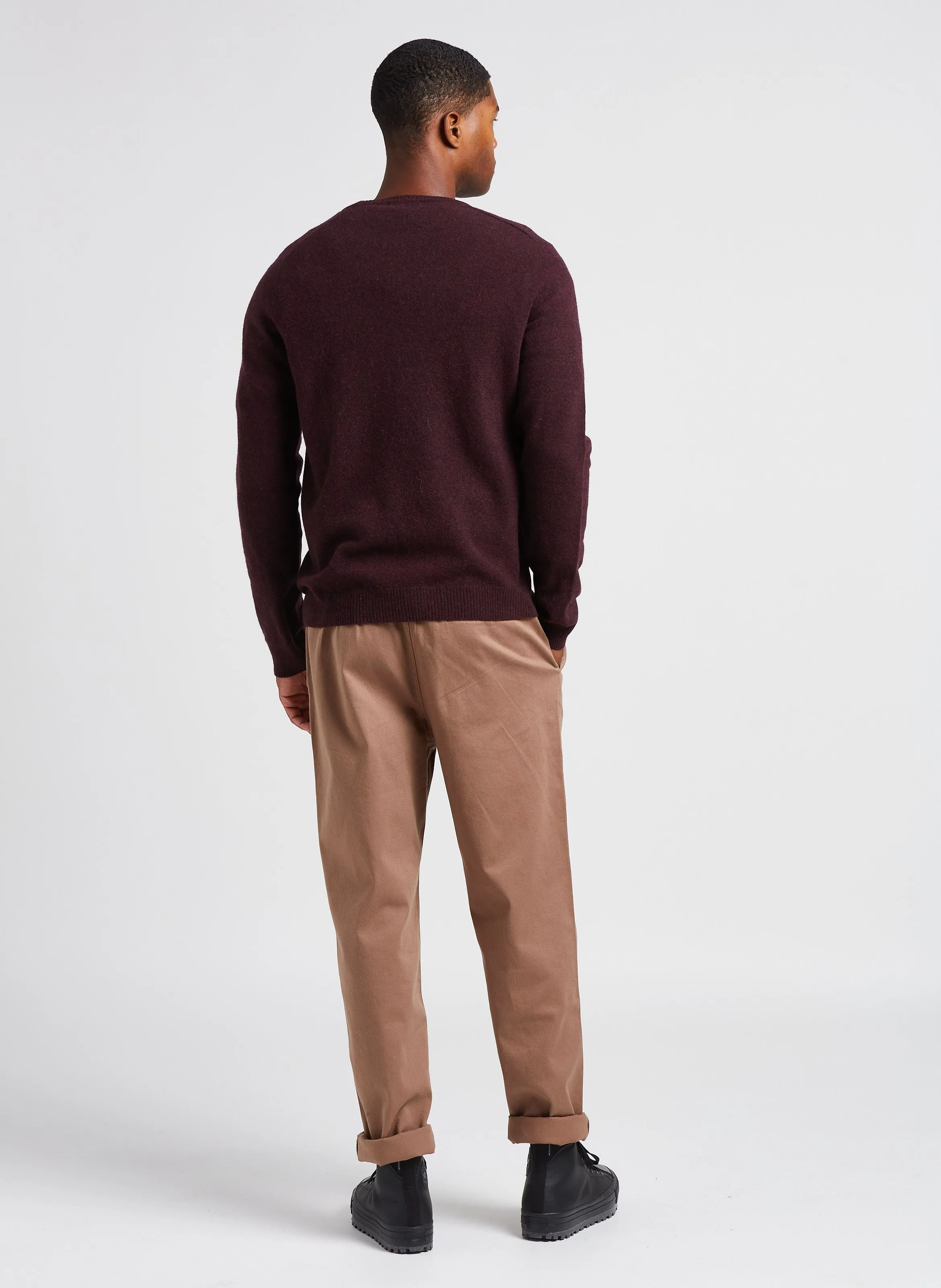 ZACE  PANTALóN RECTO DE MEZCLA DE ALGODóN EN BEIGE