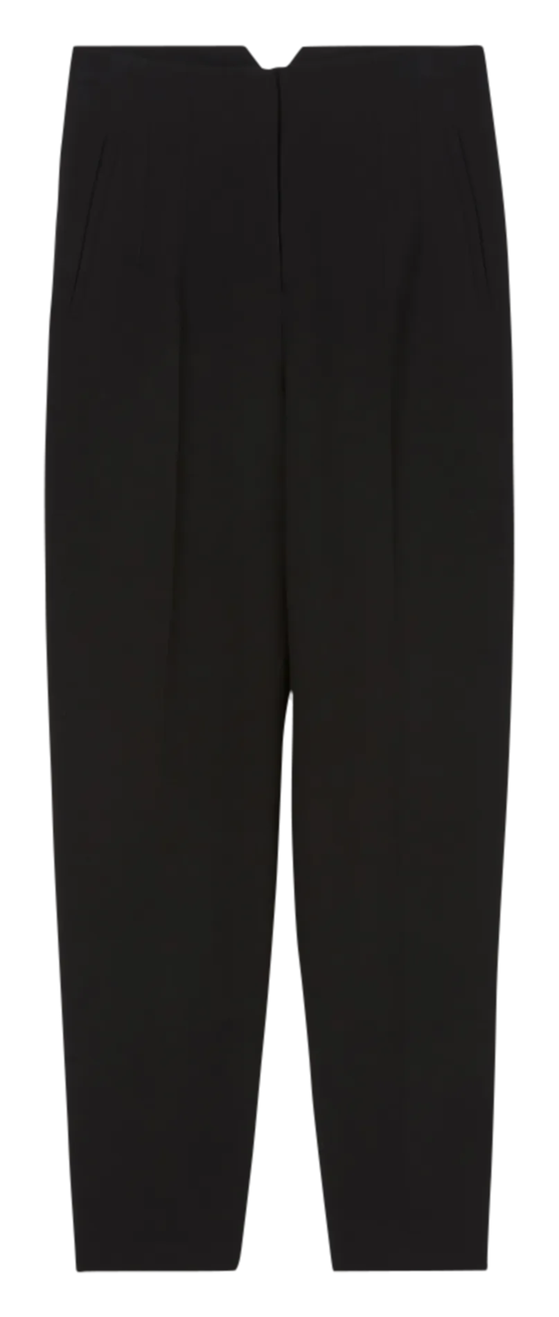 ZAPA POWER  PANTALóN CIGARETTE DE TALLE ALTO EN NEGRO
