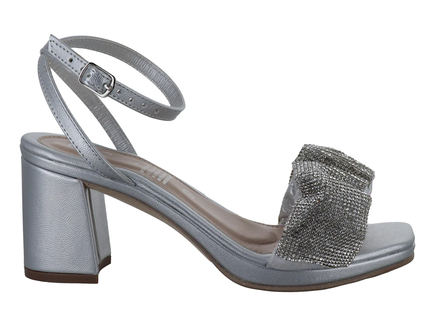 Zapatillas Bsc Shoes 602t Plata Para Mujer
