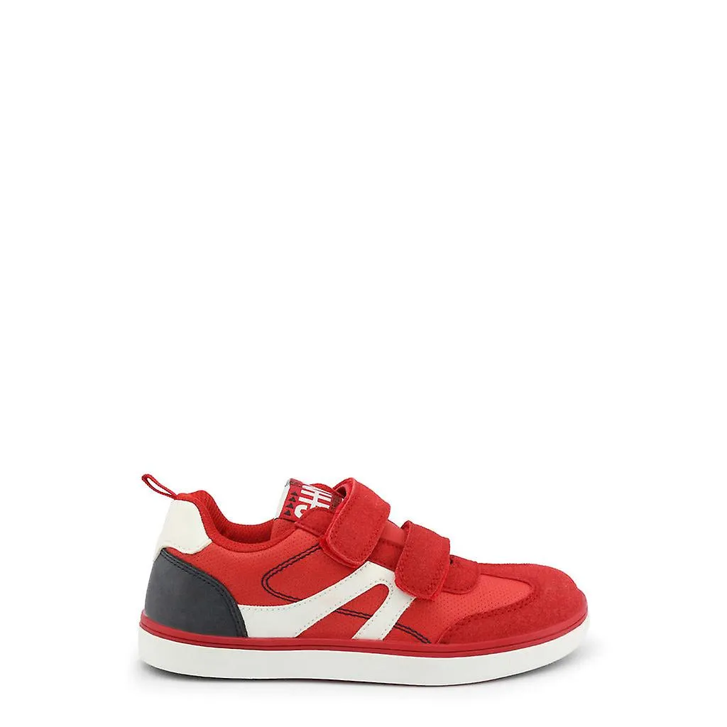 Zapatillas de cuero sintético con cierre de velcro