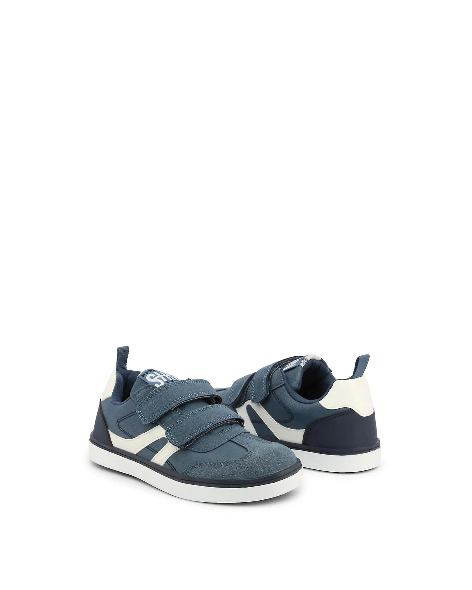 Zapatillas de cuero sintético con cierre de velcro