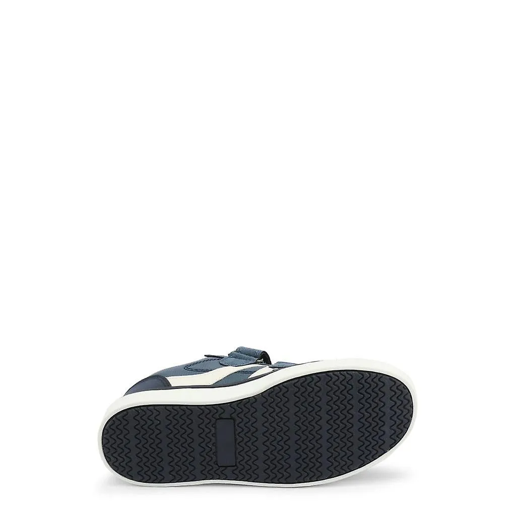 Zapatillas de cuero sintético con cierre de velcro