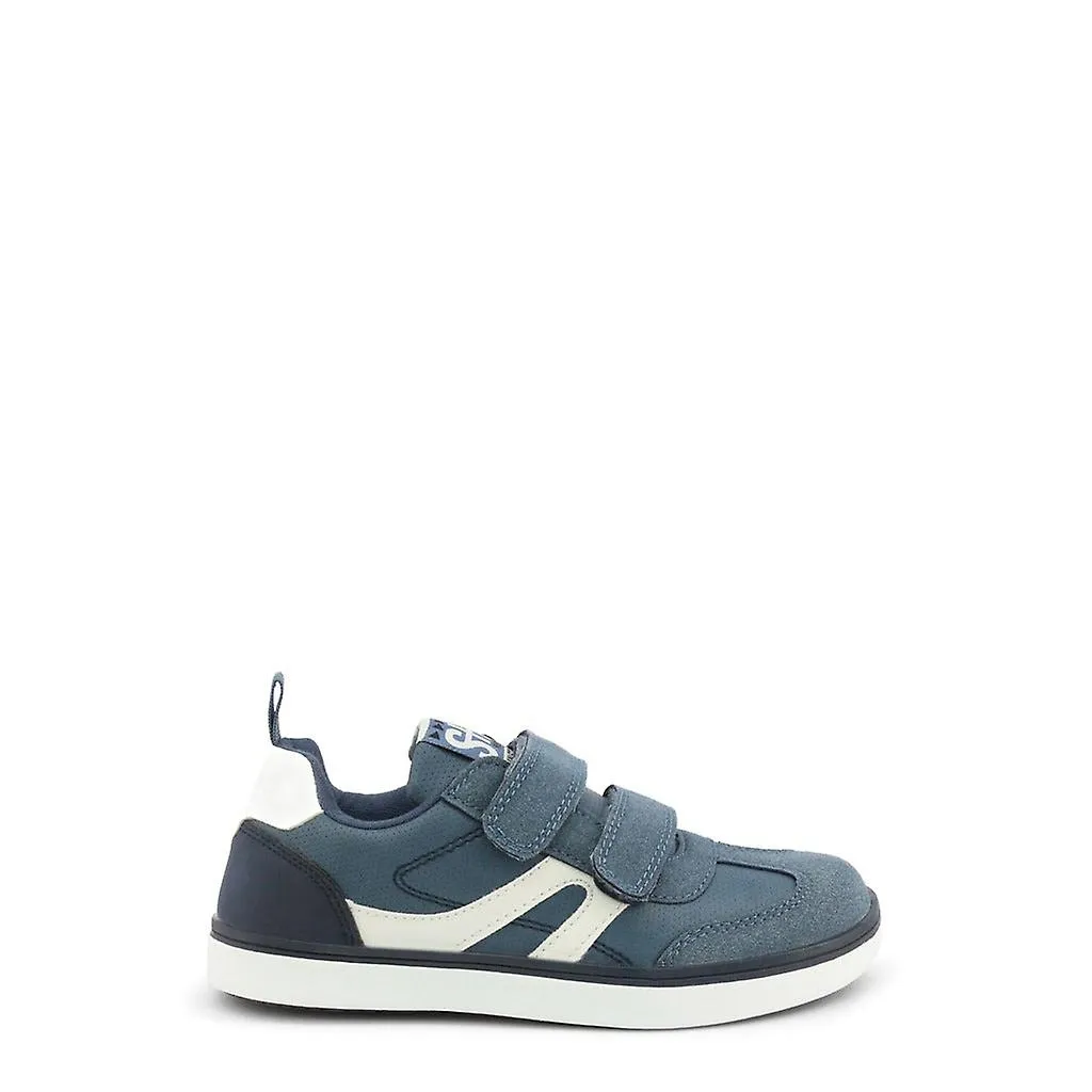 Zapatillas de cuero sintético con cierre de velcro